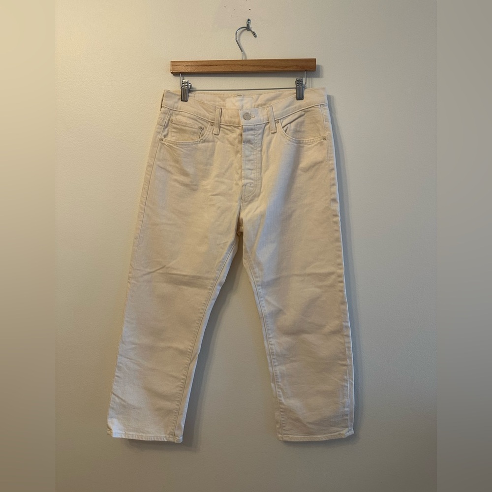 MOTHER the Ditcher Crop Jeans in Act Natural wash